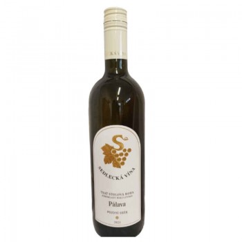 Bílé víno Pálava 2023 - pozdní sběr ze ZD Sedlec