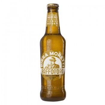Bier Birra Moretti Baffo d'Oro 4,8%
