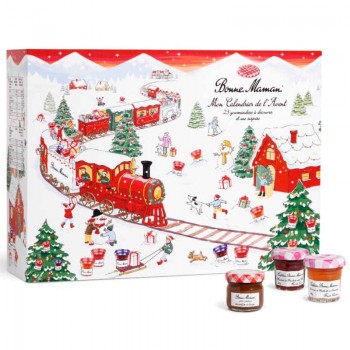 Advent calendar with jams Bonne Maman